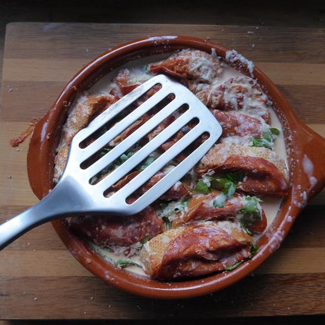 Savoury Chorizo Bread Pudding Spanish Recipe SoCook