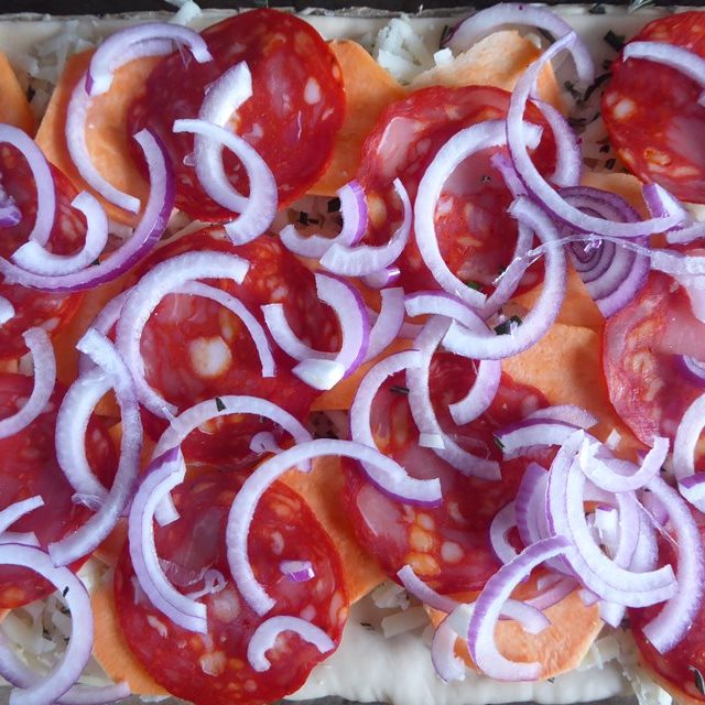 Spanish Chorizo and Manchego Pizza Recipe SoCook