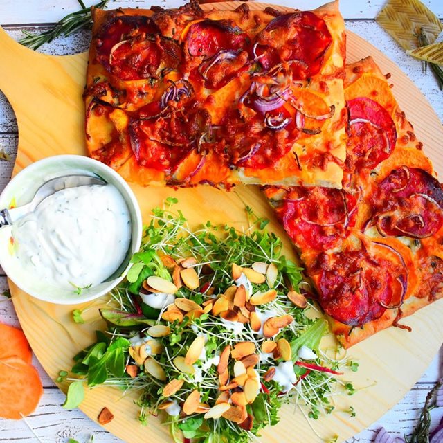 Spanish Chorizo and Manchego Pizza Recipe SoCook