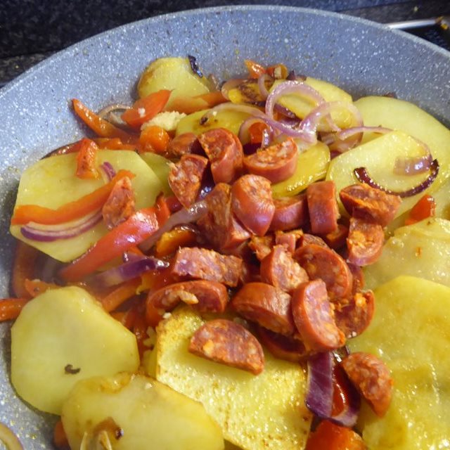 Chorizo, Potato & Manchego Tortilla | Spanish | Recipe | SoCook