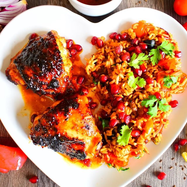 Lemon Harissa Chicken and Rice | Moroccan | Recipe | SoCook