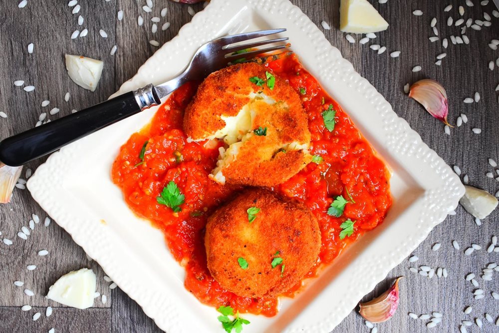 Arancini Balls with Tomato Sauce Italian Recipe SoCook