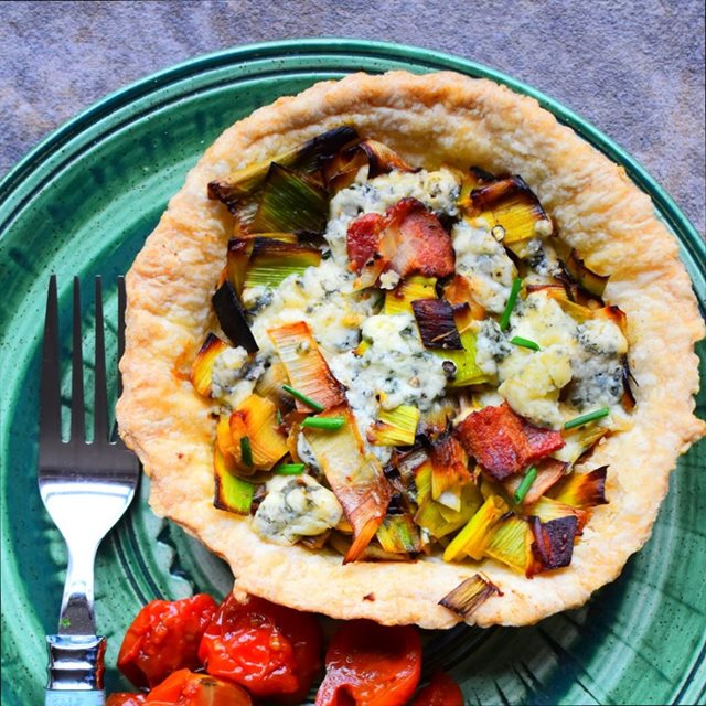 Leek and Blue Cheese Tartlet Starter Recipe SoCook
