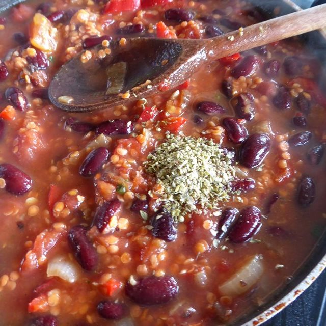 Red Lentil Chilli Con Carne with Rice Recipe SoCook